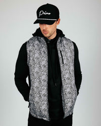 Marble Puff Vest