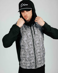 Marble Puff Vest