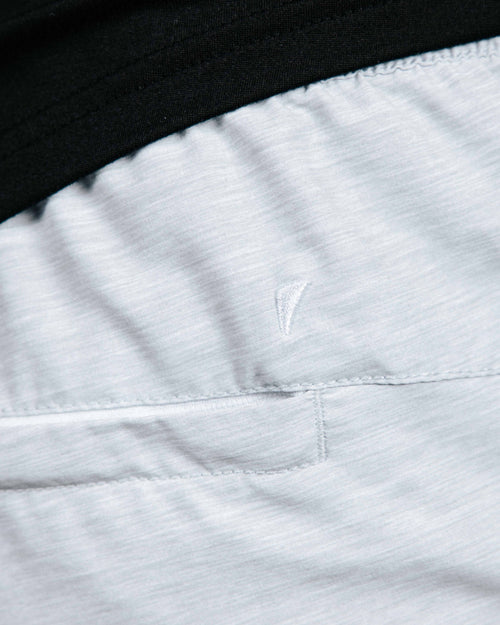 Men's Light Gray Active Shorts w/Liner