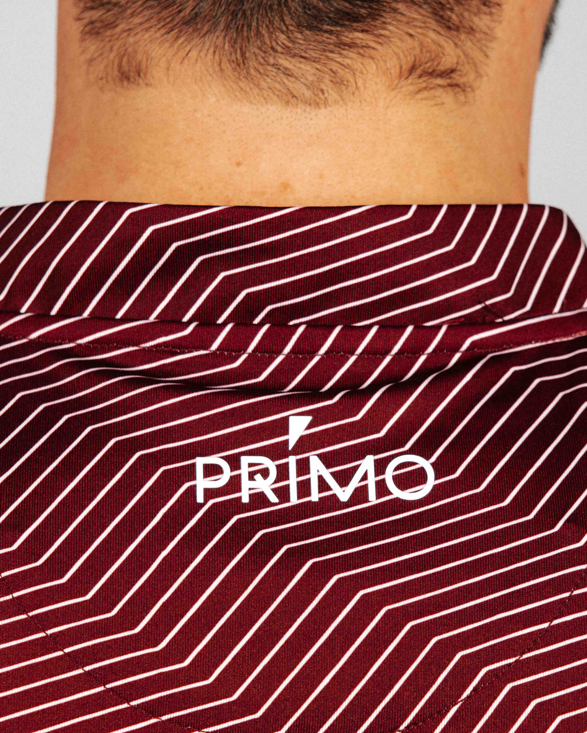 Maroon Chevron Blade Polo