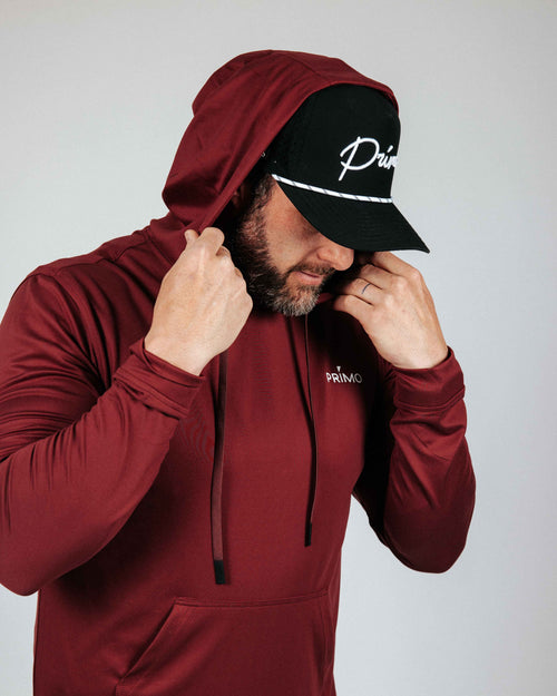 Maroon Golf Hoodie