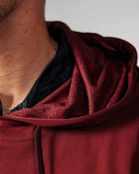 Maroon Ocean Spray Golf Hoodie