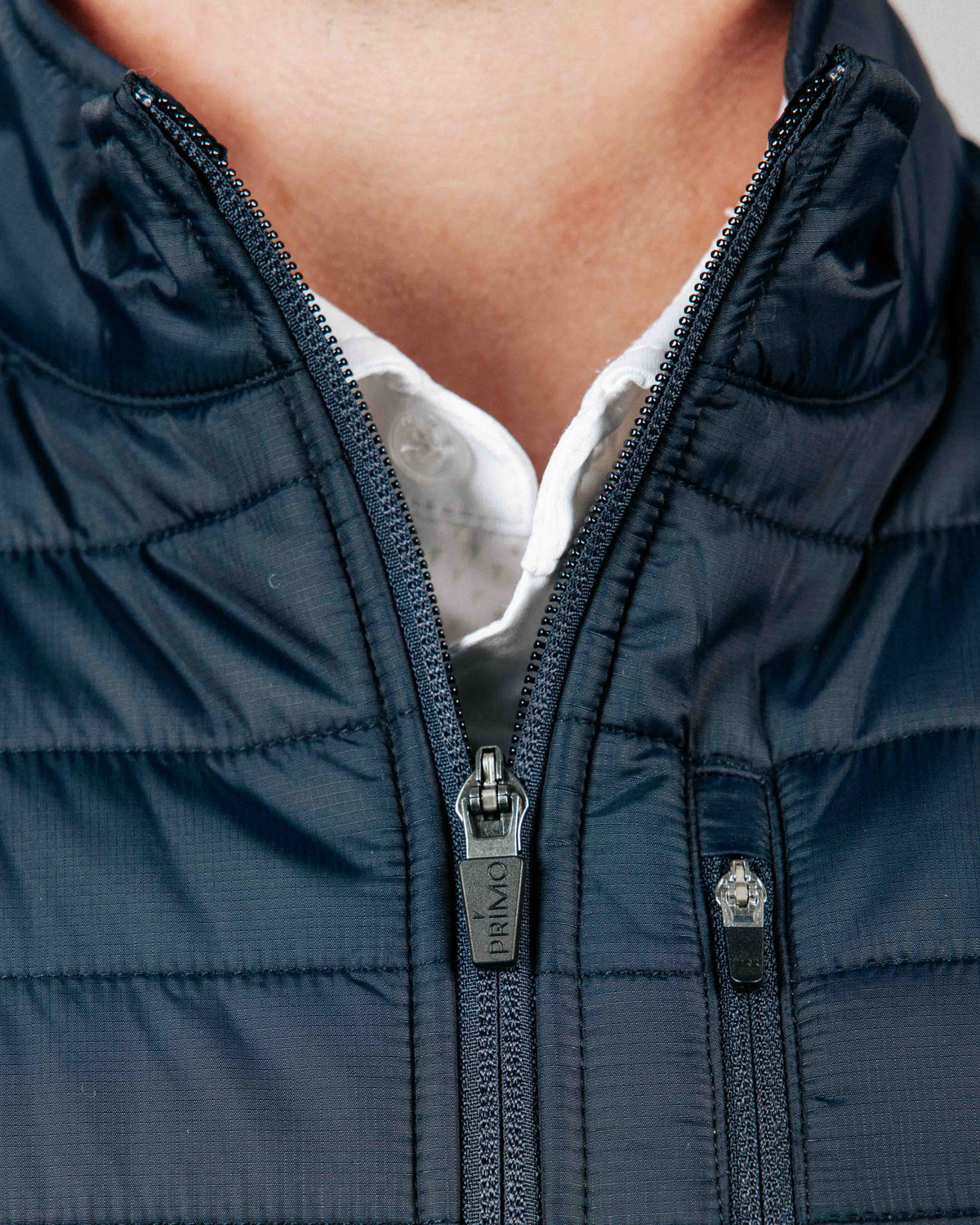 Navy Puff Vest
