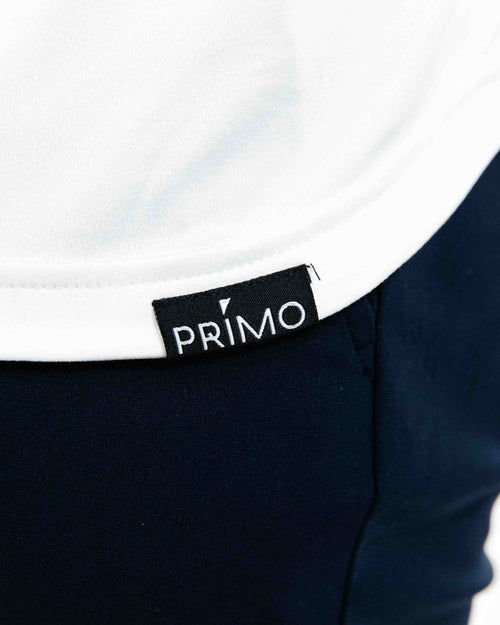 White Classic Quarter Zip
